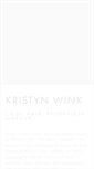 Mobile Screenshot of kristynwink.com